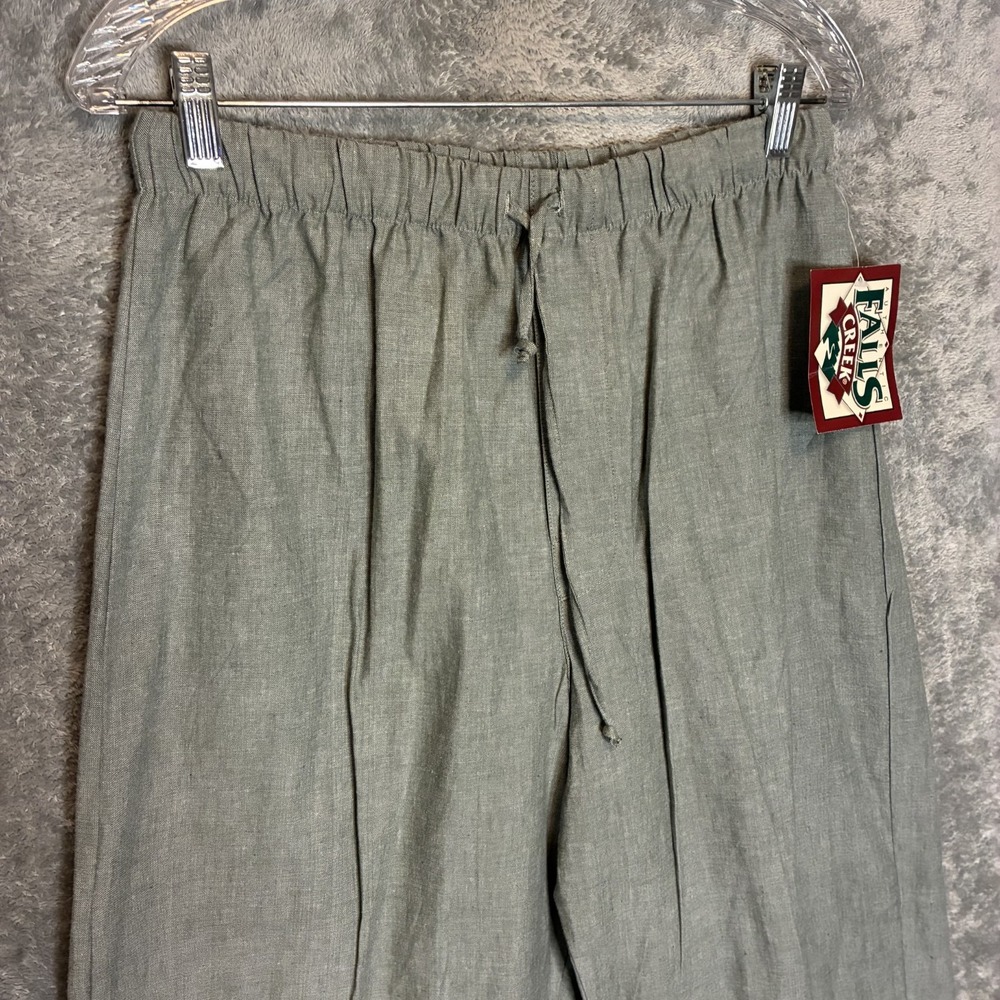 Vintage Falls Creek Womens Pull On Pants M Lagenlook Relaxed Fit Pockets Minimal
